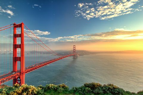 Golden Gate Köprüsü San Francisco, California.