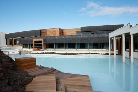 Blue Lagoon İzlanda, geri çekilme Spa