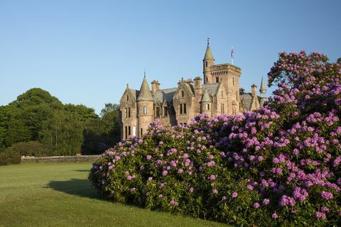 Crawfordton House, İskoç Baronial Konağı - kale