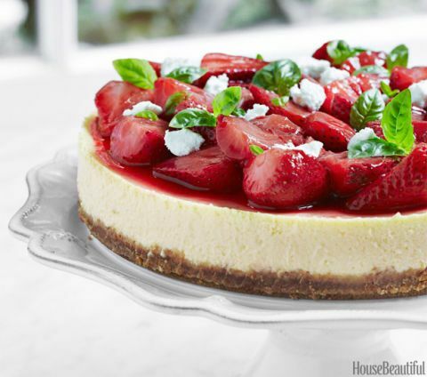 keçi peyniri fesleğen cheesecake