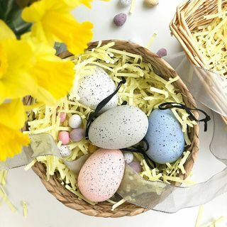 Benekli Seramik Pastel Paskalya Yumurtaları