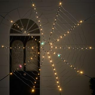100 LED Işıklı Örümcek Ağı