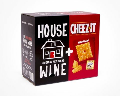 Evde Şarap + Cheez-It