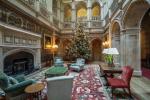 Downton Manastırı'nın Highclere Kalesi bir Noel yemeği atıyor