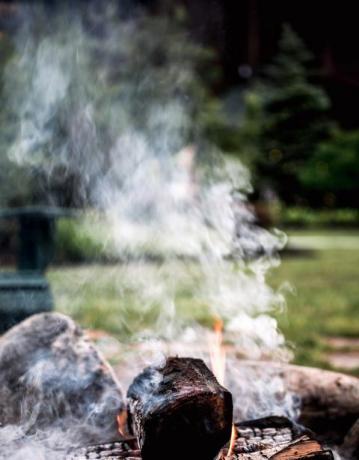 barbekü ateşi