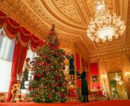 Windsor Kalesi'nin Noel Dekoru Kraliçe Victoria ve Prens Albert'a Saygı Duyuyor