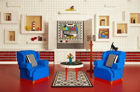 Airbnb - Lego House - oturma odası