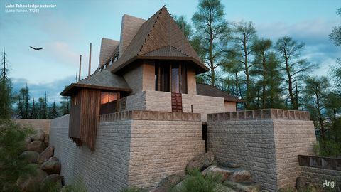 frank lloyd wright sanal inşa edilmemiş evler evler