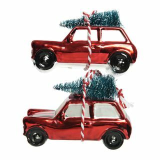Noel Ağacı Süslemeli Araba 