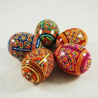 Geleneksel Pysanky Süs Yumurtaları (5)