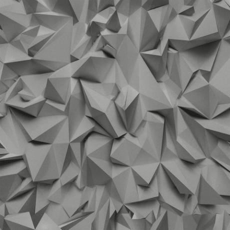 P & S Times 3D Efekt Üçgen Desen Geometrik Dokuma Dokulu Duvar Kağıdı