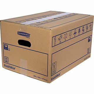 SmoothMove Kulplu Ağır Hizmet Tipi Çift Duvarlı Karton Kutular, 10 Paket