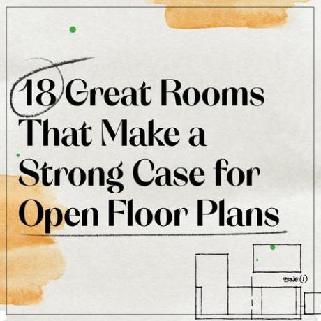 Açık kat planları için güçlü bir durum oluşturan 18 harika oda