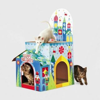 Toy Kingdom Çift Katlı Kedi Evi