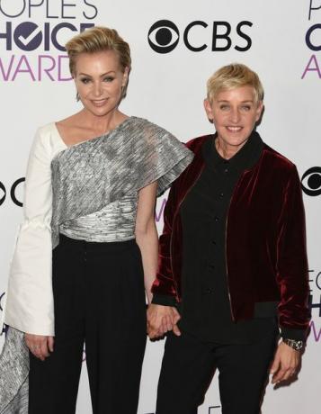 Ellen DeGeneres, Portia de Rossi Halkın Seçimi Ödülleri 2017'de