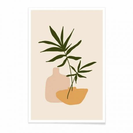 Botanik Vazo Posteri