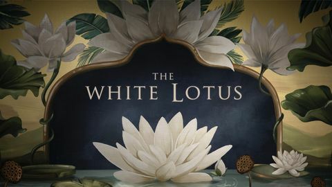 hbo's the white lotus'un açılış jeneriğinden bir duvar kağıdı