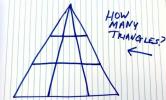 Kaç tane üçgen görüyorsun