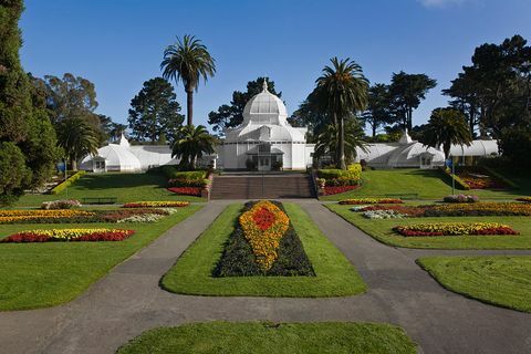 çiçek koruyucusu, san francisco, golden gate parkında bir botanik seradır.