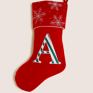 Alfabe Noel Çorabı