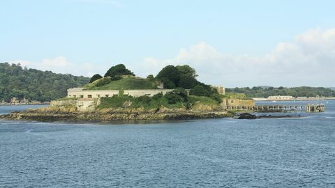 Drake Island, Plymouth Sound, İngiltere