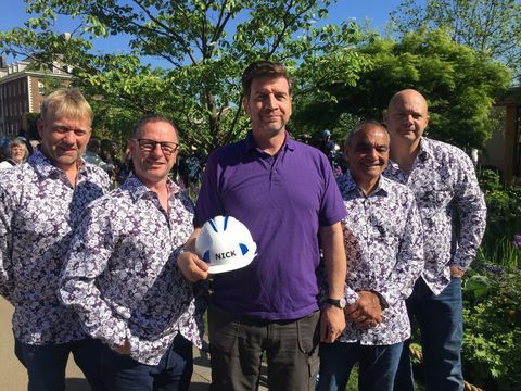 BBC DIY SOS Nick Knowles bahçesi